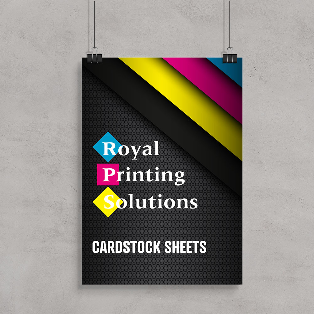 Card Stock Signs